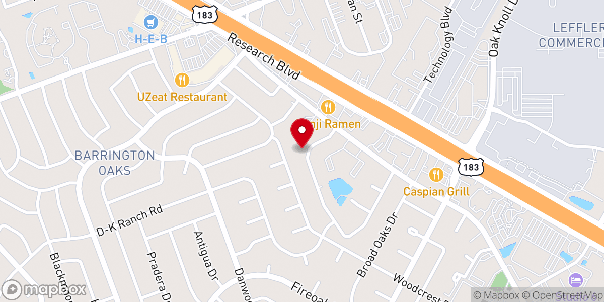Map showing location of Origins Church