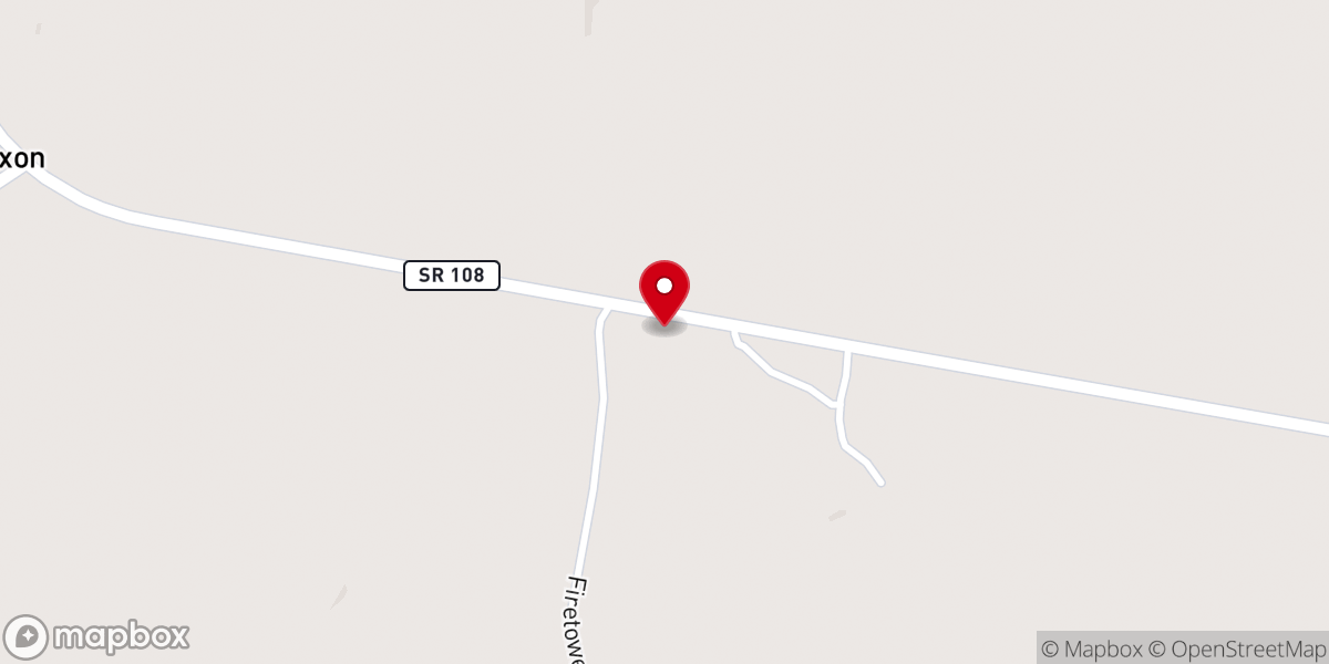 Map showing location of Liberty Independent Baptist Church
