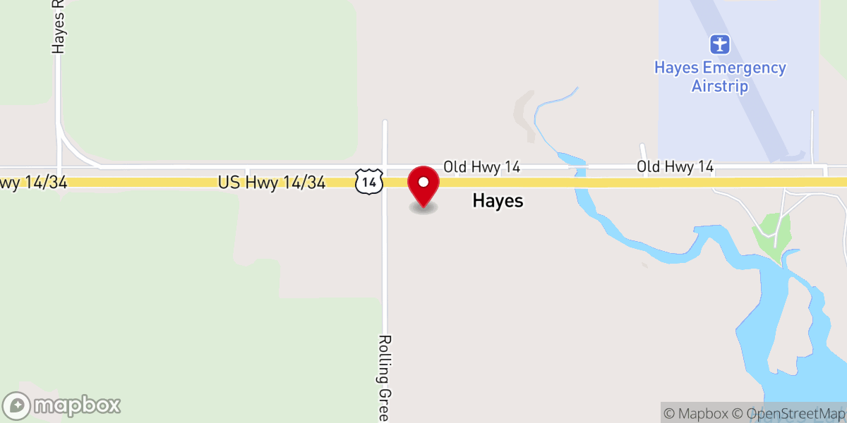 Map showing location of Grace Lutheran Church