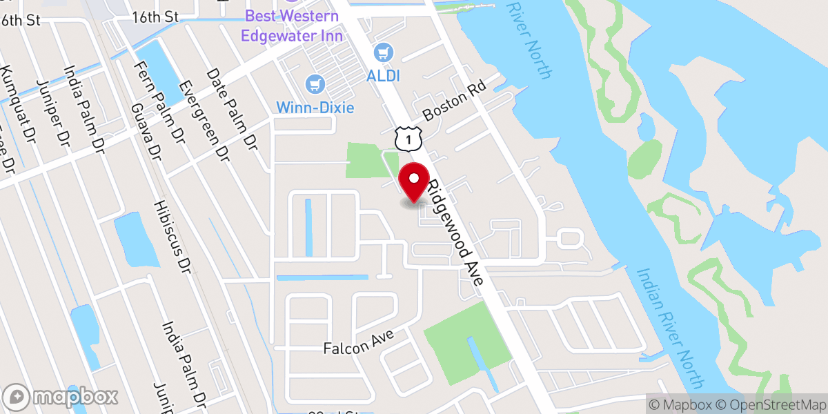 Map showing location of Community Coffeehouse