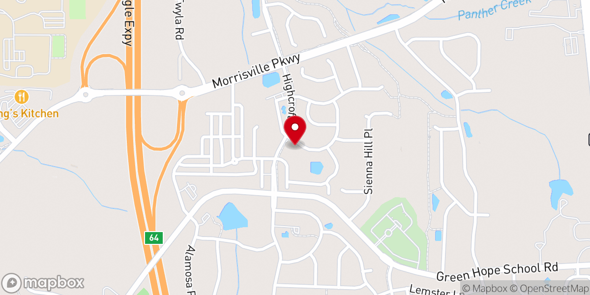 Map showing location of Painter1 of Raleigh