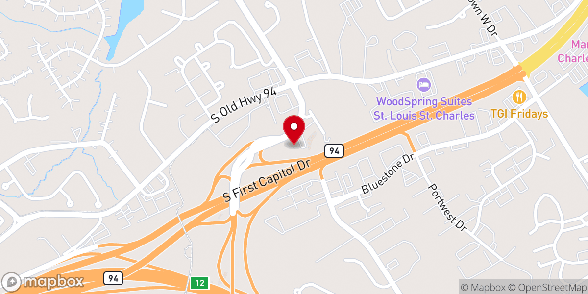 Map showing location of Covenant of Grace Church
