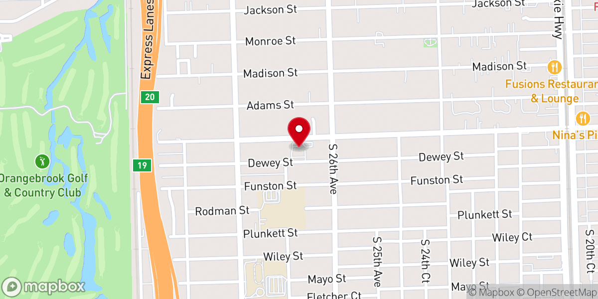 Map showing location of One Church