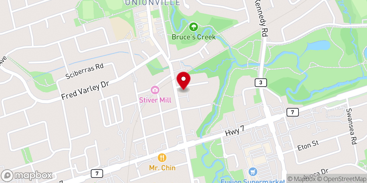 Map showing location of Central United Church