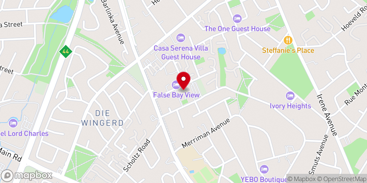 Map showing location of Dutch Reformed Church Helderberg