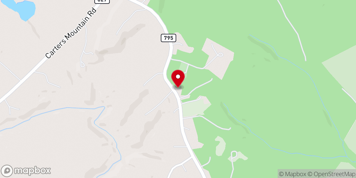 Map showing location of Wake Forest Baptist Church