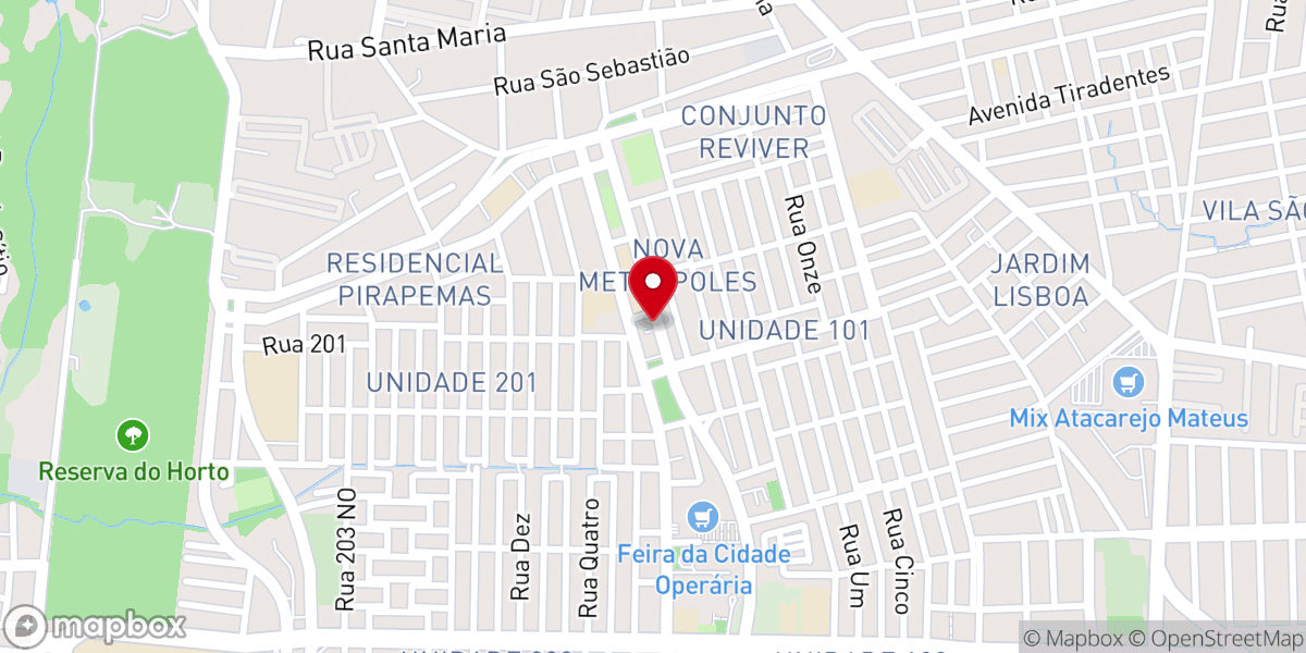 Map showing location of Igreja Nossa Senhora Mãe da Divina Providência - Matriz