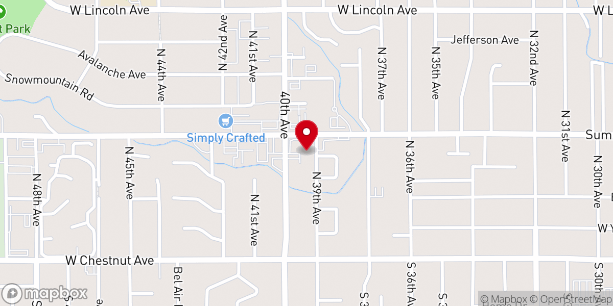 Map showing location of Simply Jesus Church