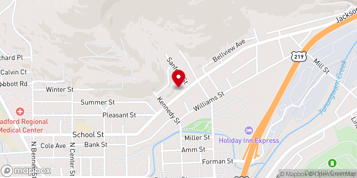 Map showing location of The Salvation Army