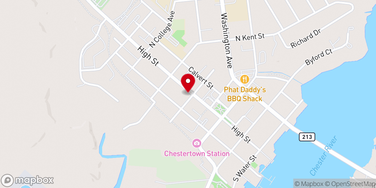 Map showing location of Christ First United Methodist Church