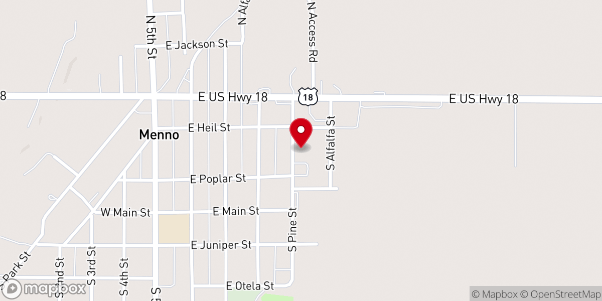 Map showing location of Zion Reformed Church