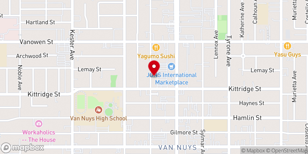 Map showing location of Parroquia onuva