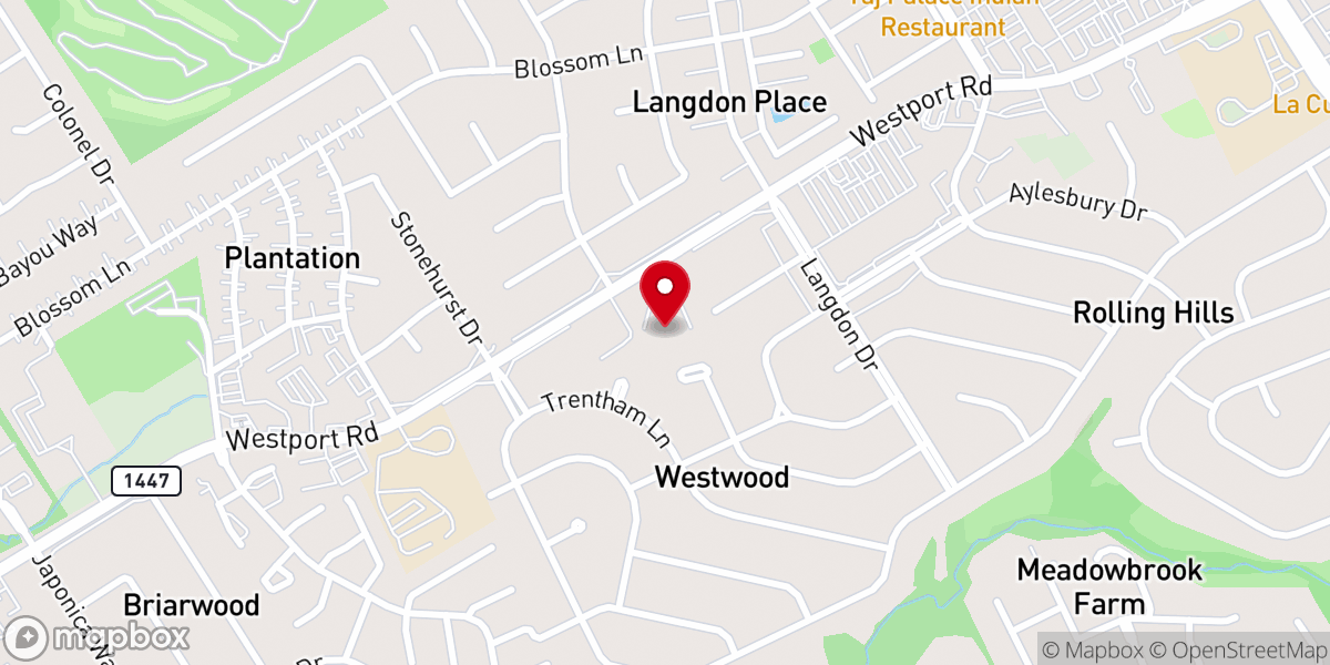 Map showing location of Northeast Community Ministries Inc