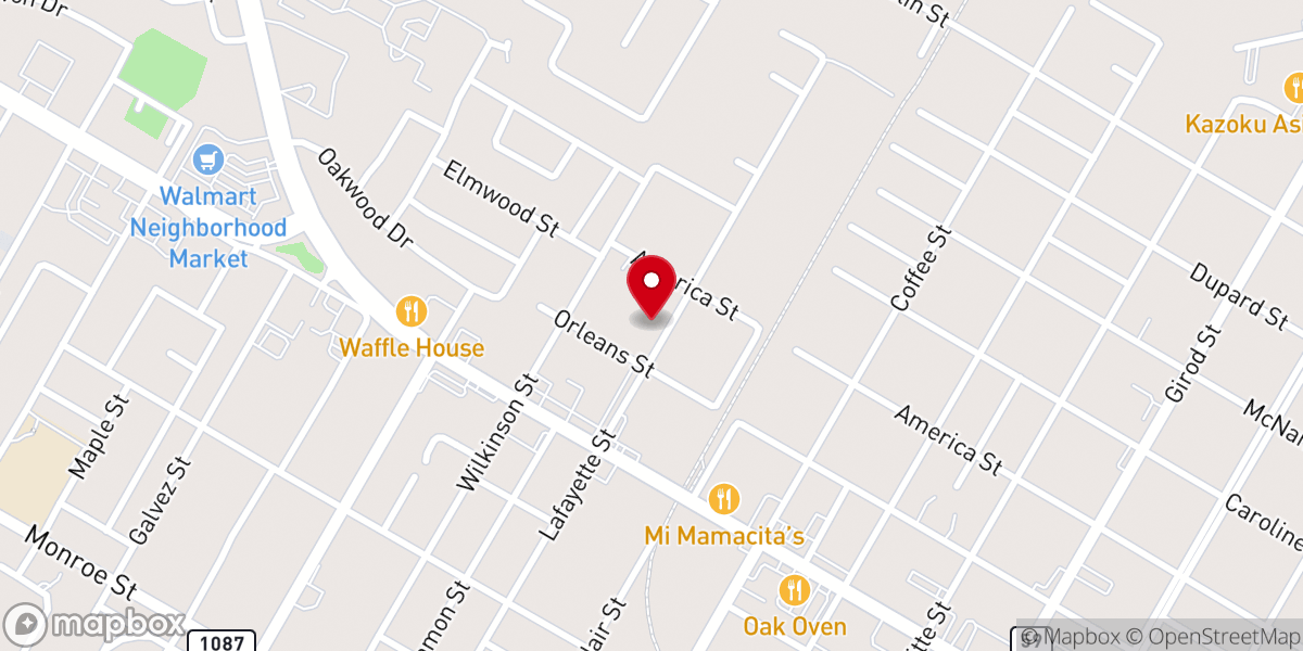 Map showing location of Greater Faith Temple Church