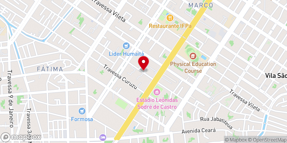 Map showing location of Igreja Evangélica Pentecostal Luz da Libertação - Sede