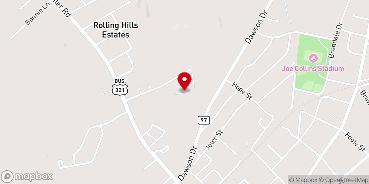 Map showing location of Christ Central Ministries Inc