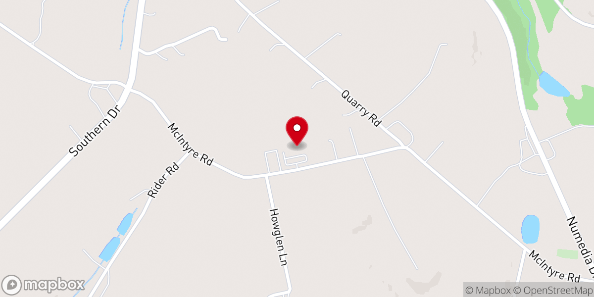 Map showing location of Grace Bible Church
