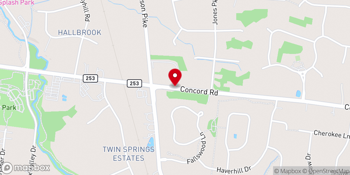 Map showing location of East Brentwood Children's Academy
