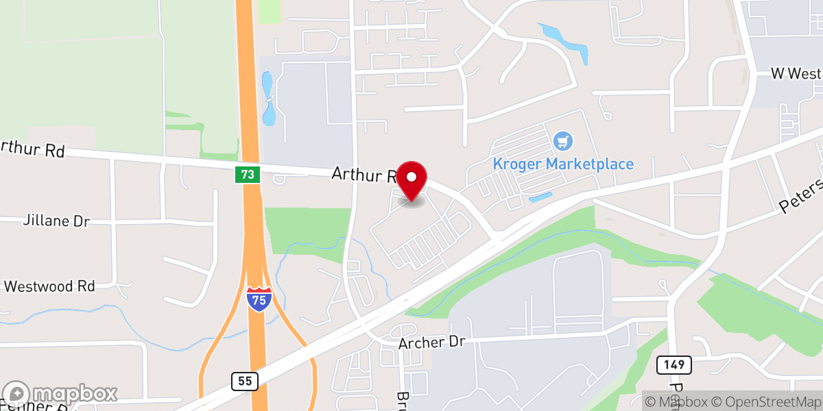 Map showing location of Restored Life Community Connection