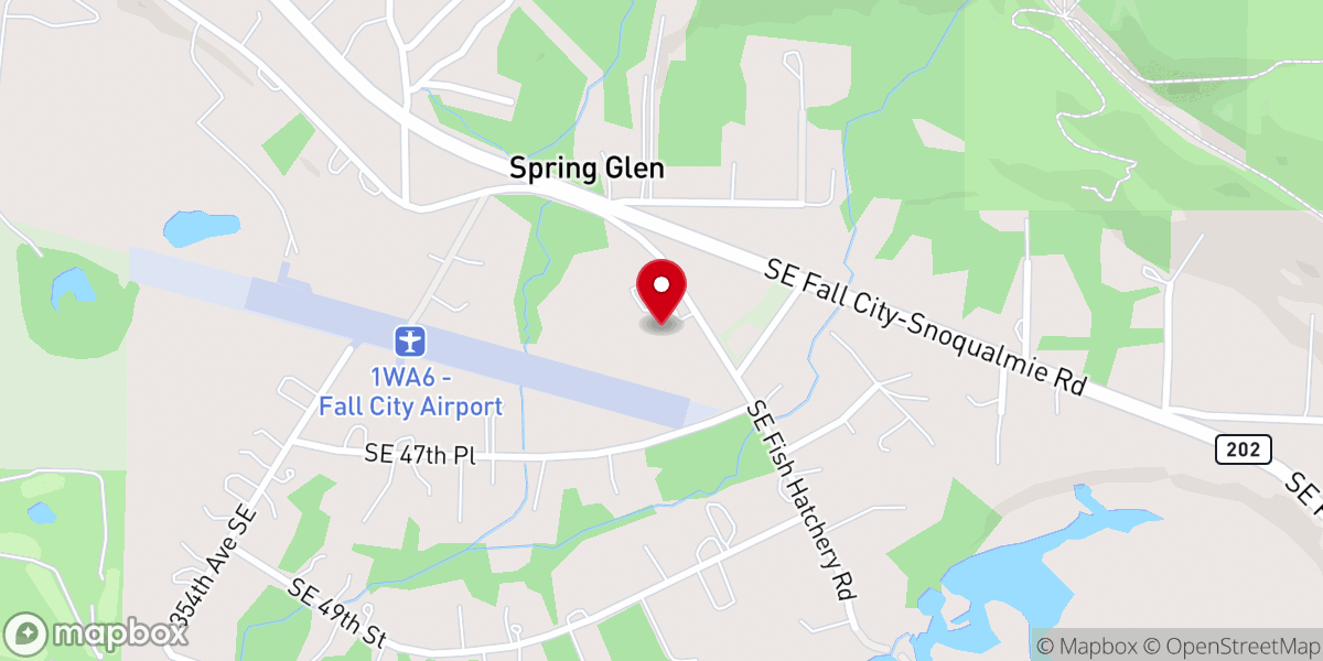 Map showing location of SVA Church