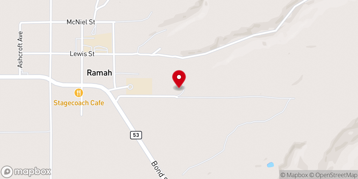 Map showing location of Ramah Church Of The Nazarene