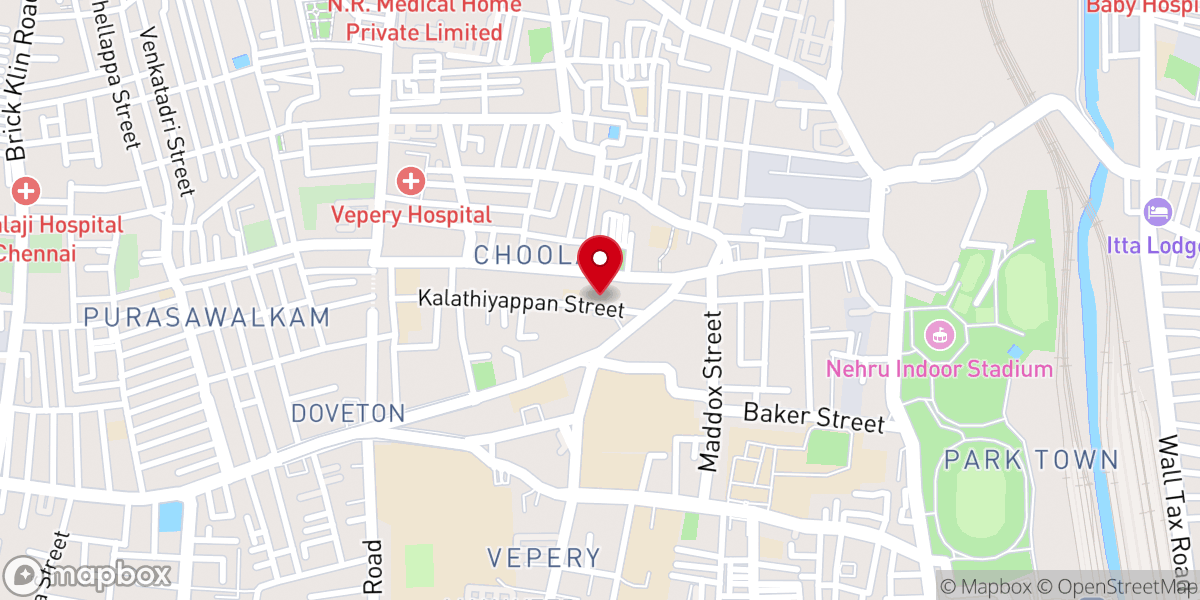 Map showing location of Saint Andrew's Catholic Church