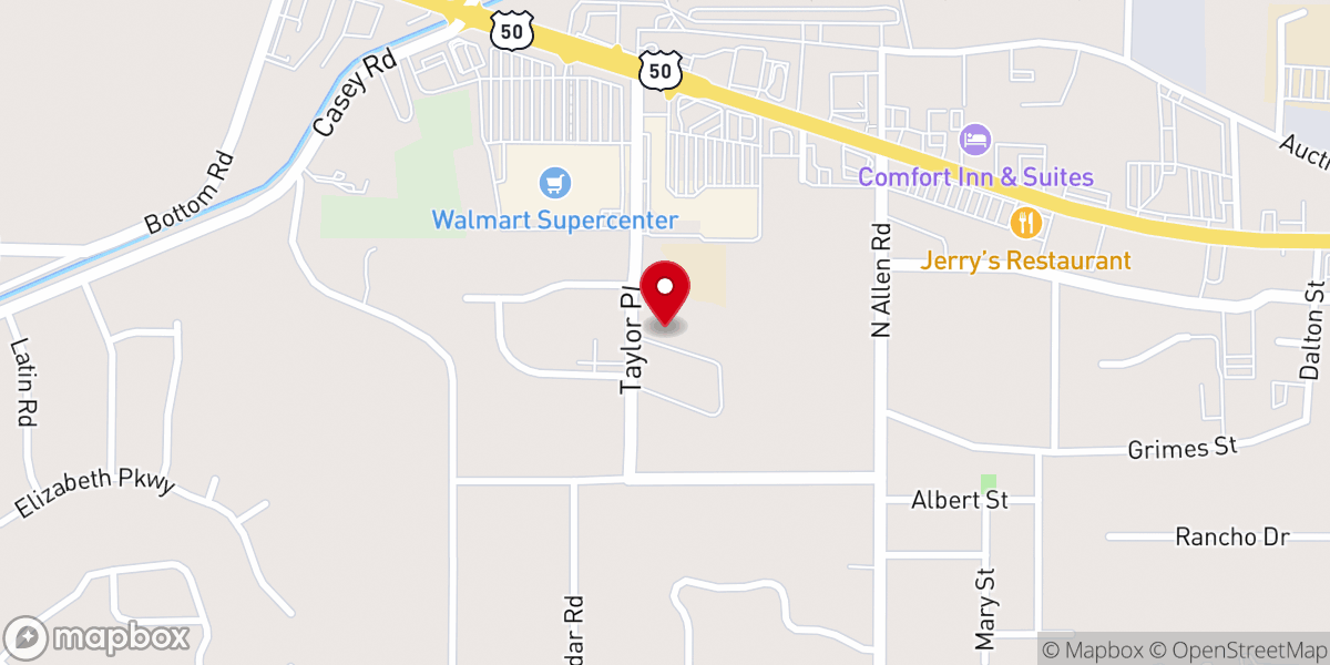 Map showing location of Out Of Egypt Food Pantry