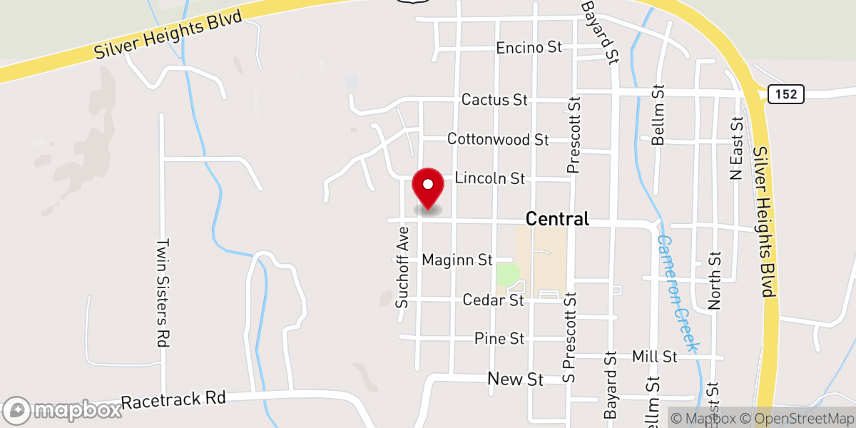 Map showing location of Apostolic Church of Central