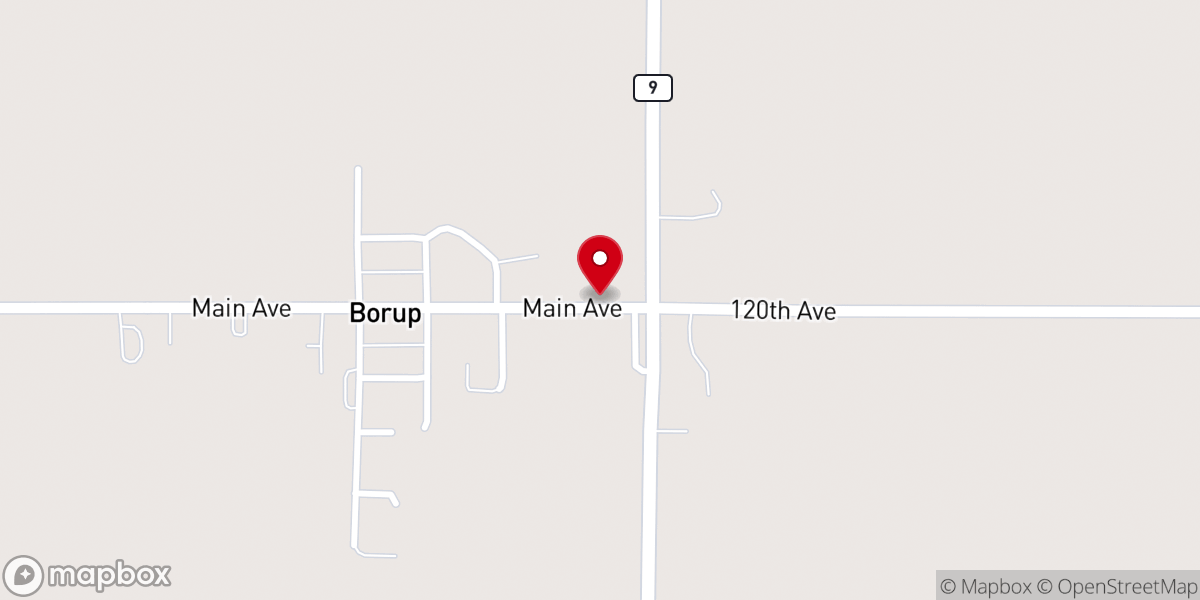 Map showing location of Winchester Lutheran Church