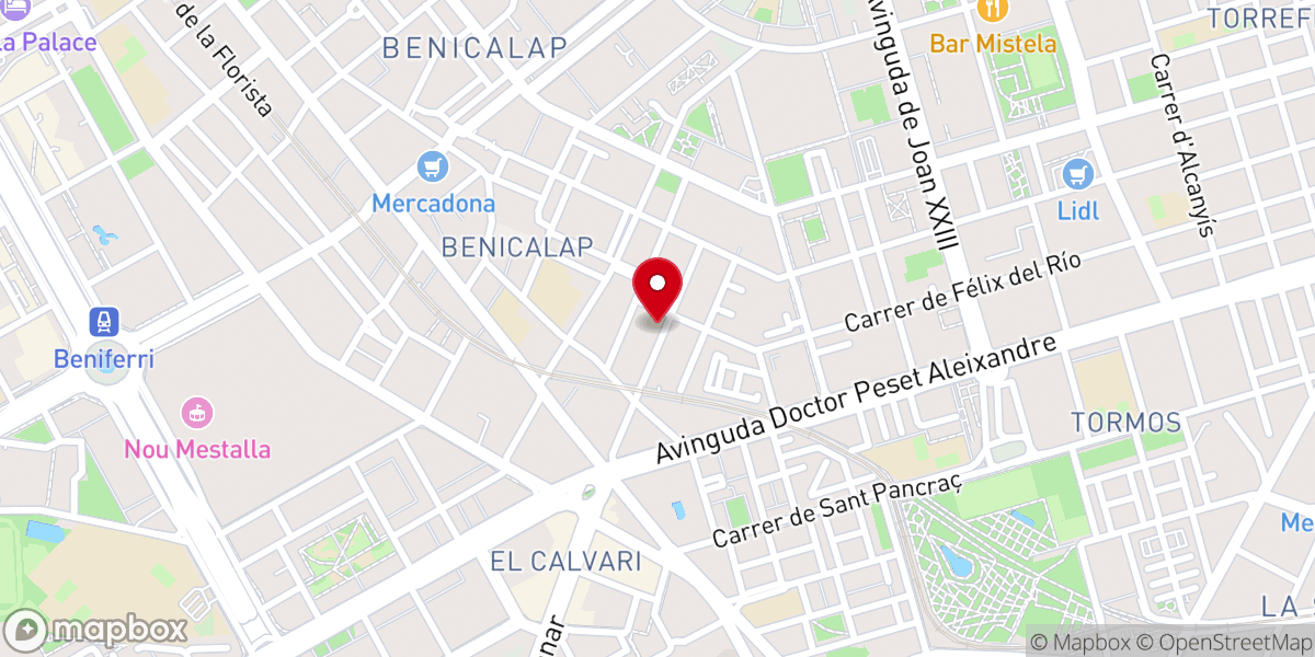 Map showing location of Templo Cristiano Asambleas de Dios (FADE)