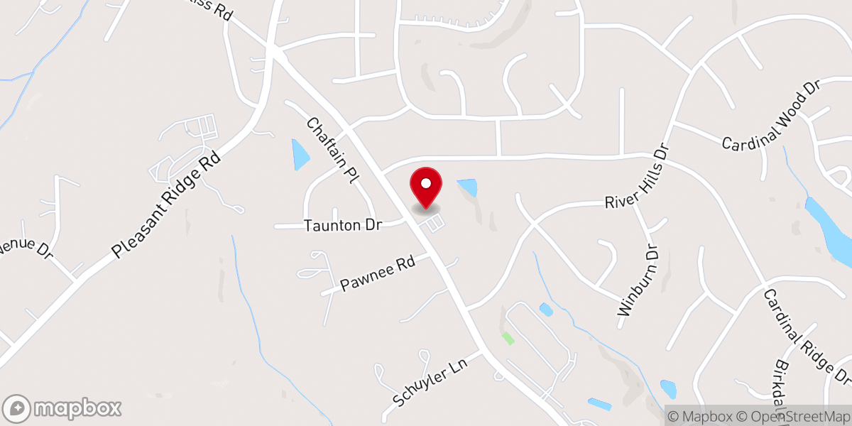 Map showing location of Northwest Church Of Christ