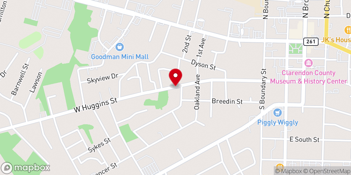 Map showing location of Maranatha Seventh-day Adventist Church
