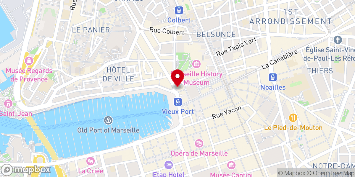 Map showing location of Église Saint-Ferréol les Augustins