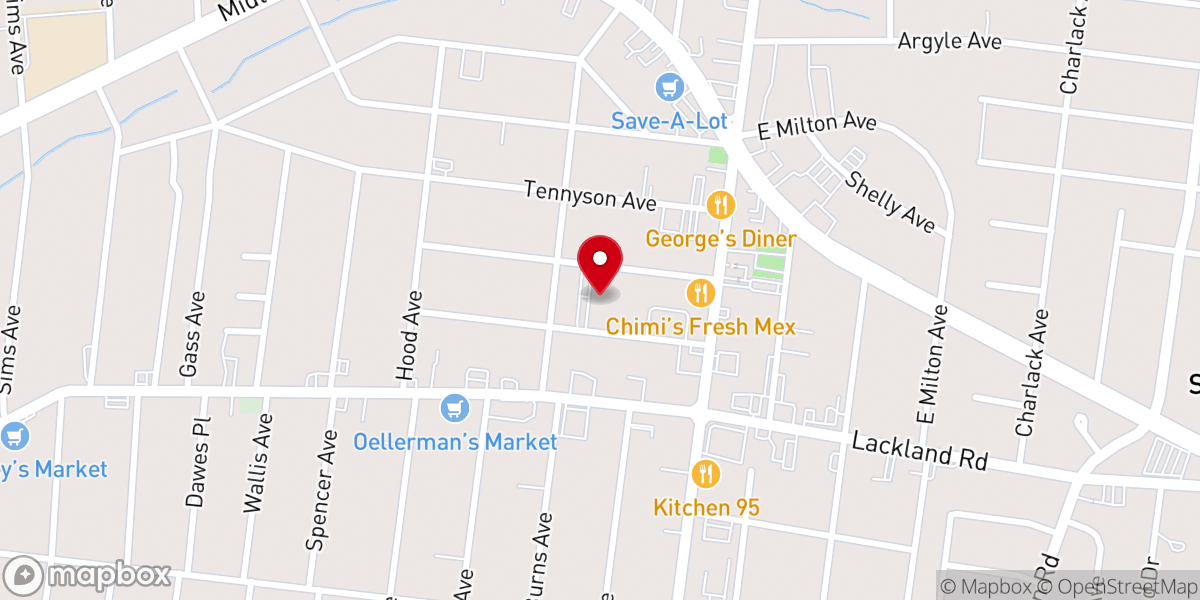 Map showing location of Tree House Healing Ministry