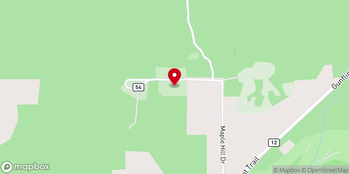 Map showing location of Spirit of the Wilderness Episcopal Church