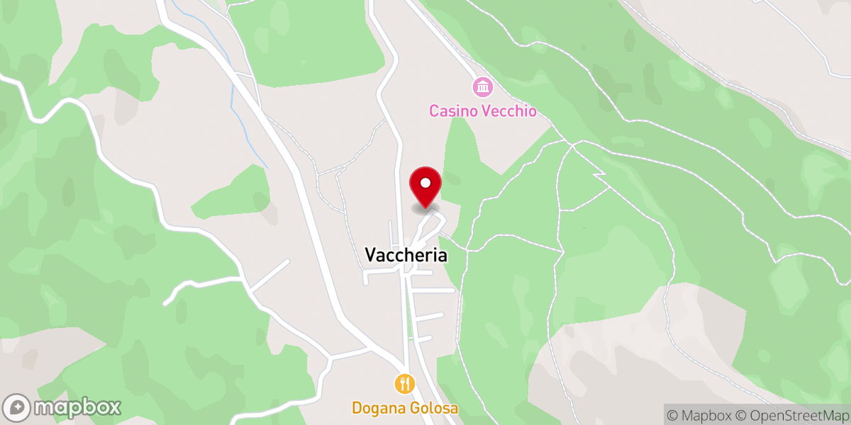 Map showing location of Presepe Vivente della Vaccheria