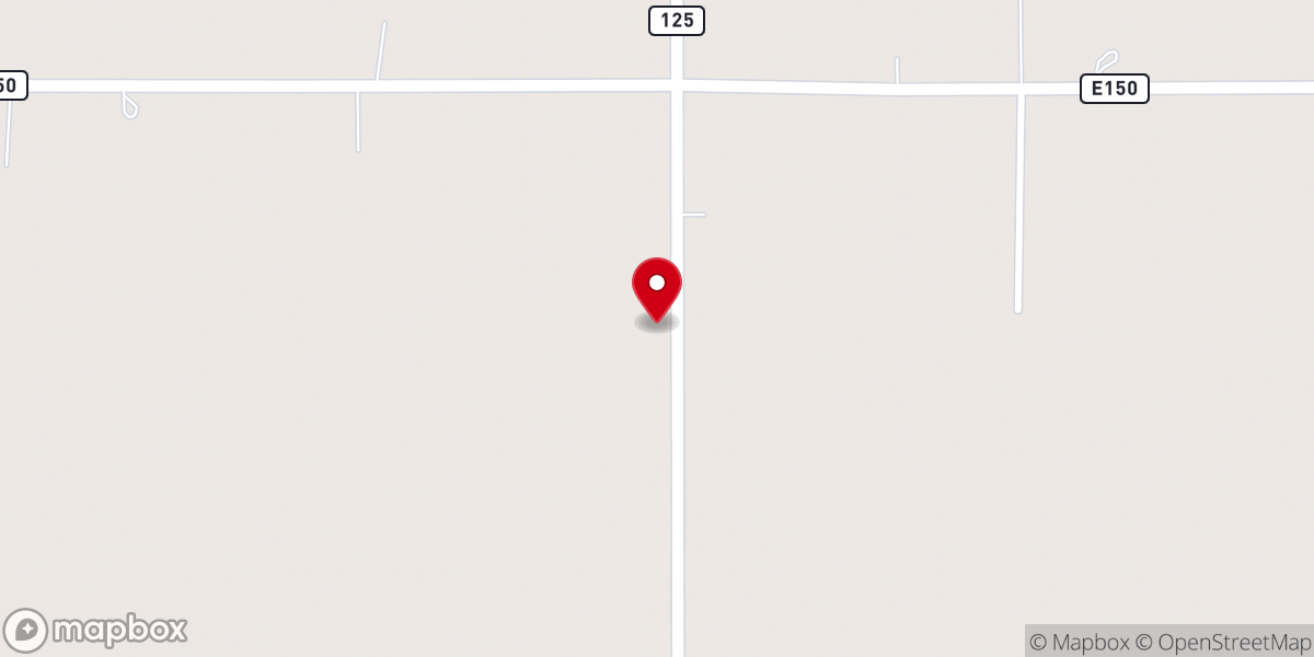 Map showing location of Hudson Creek Baptist Church