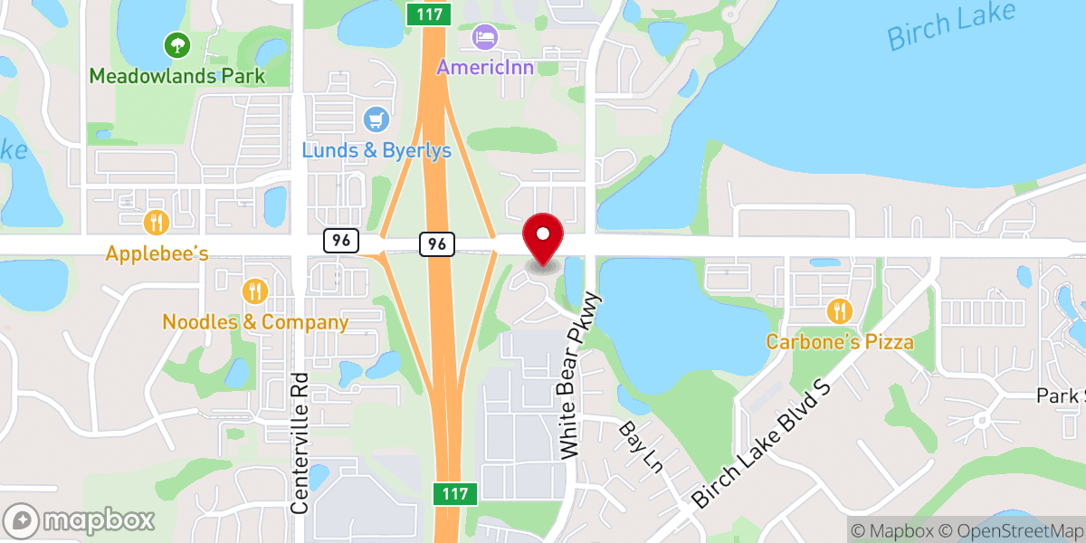 Map showing location of Faith Bible Church