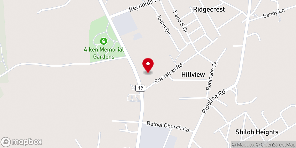 Map showing location of St Catherine Orthodox Church