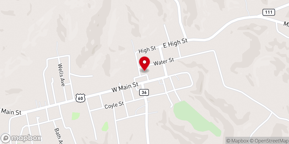 Map showing location of Emmanuel Center