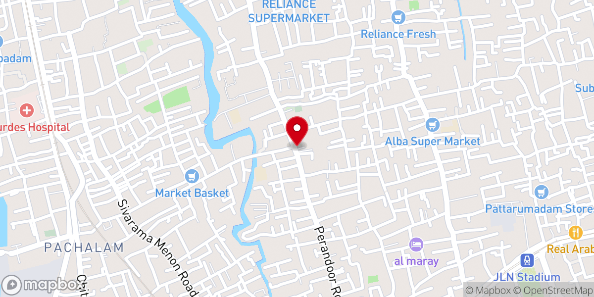 Map showing location of Little Flower Roman Catholic Church