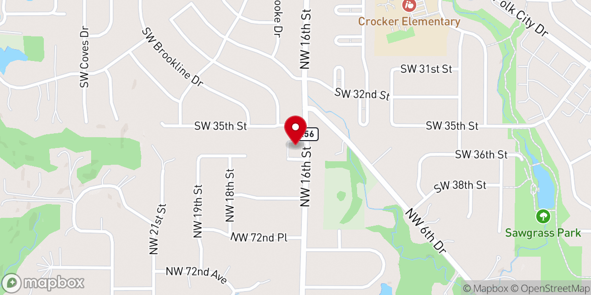Map showing location of Ankeny Gospel Church