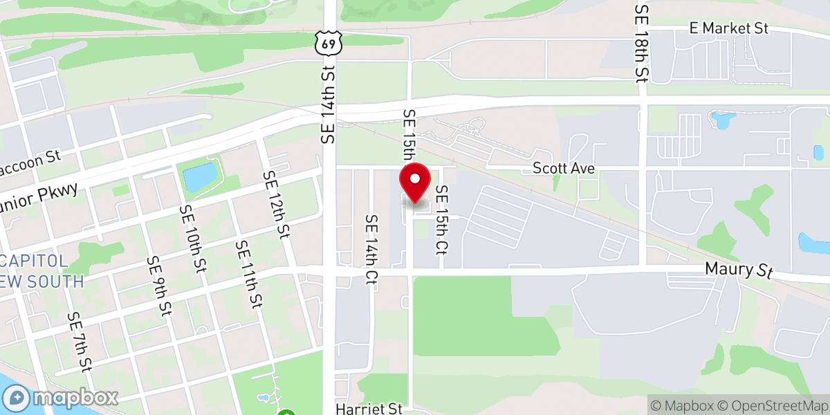 Map showing location of King of Kings Church