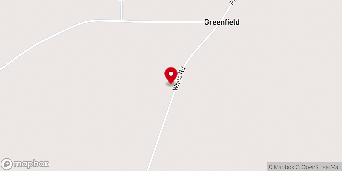 Map showing location of Antioch Missionary Baptist Church