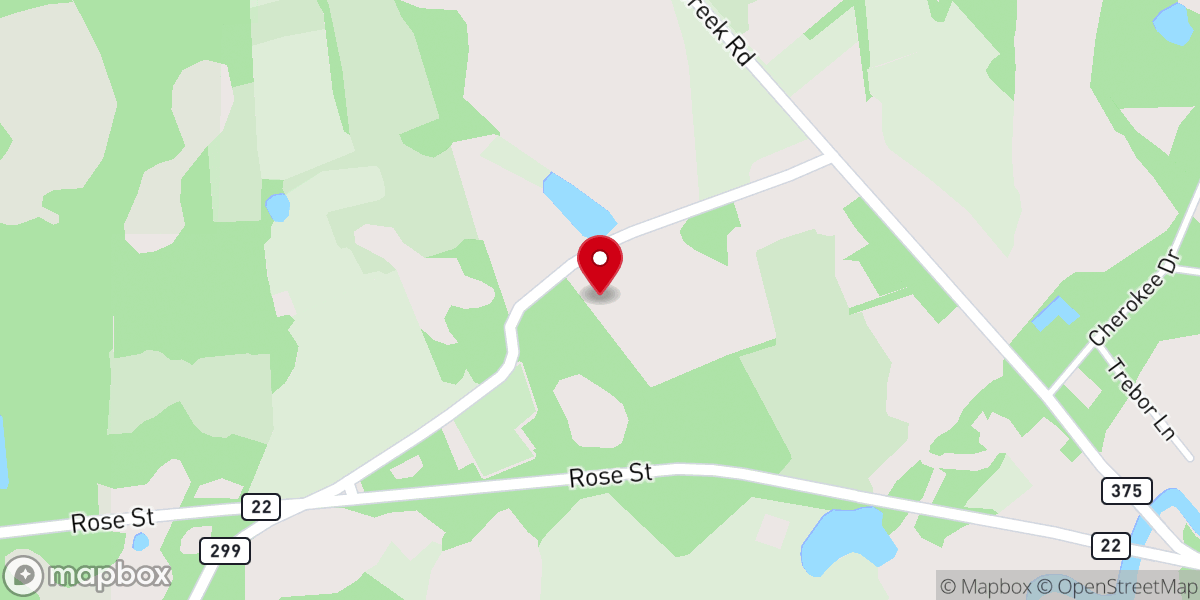 Map showing location of Sopchoppy Southern Baptist Church