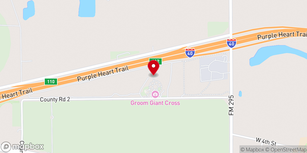 Map showing location of Encounter the Cross Ministries