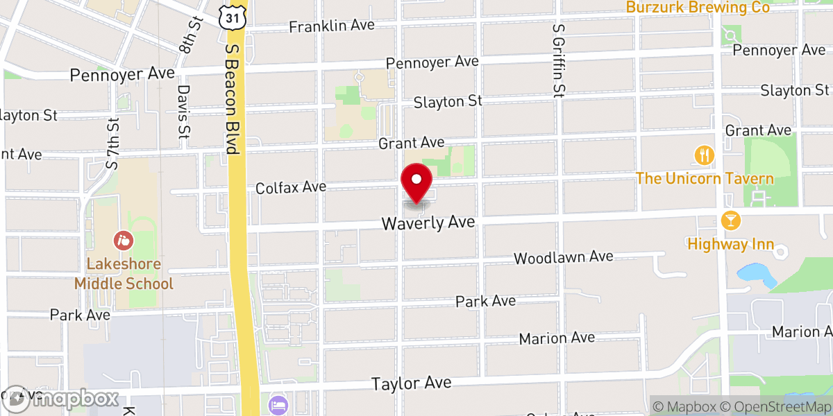 Map showing location of First Grand Haven CRC