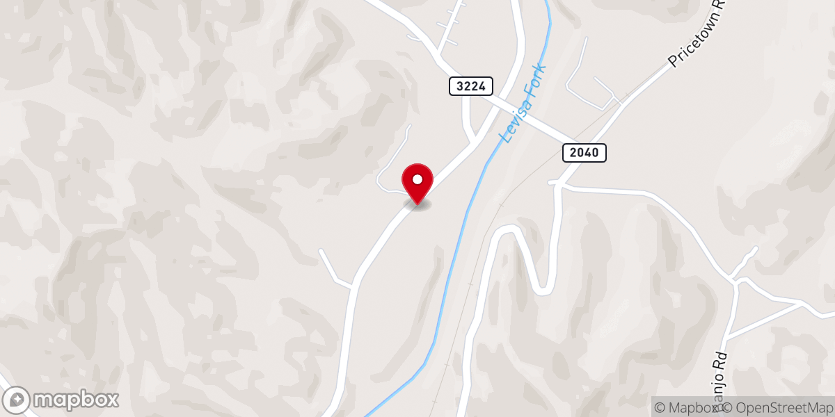 Map showing location of River Baptist Church