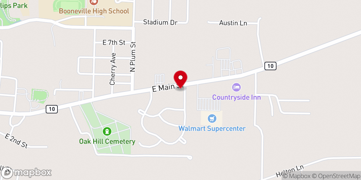 Map showing location of Covenant Family Worship Center