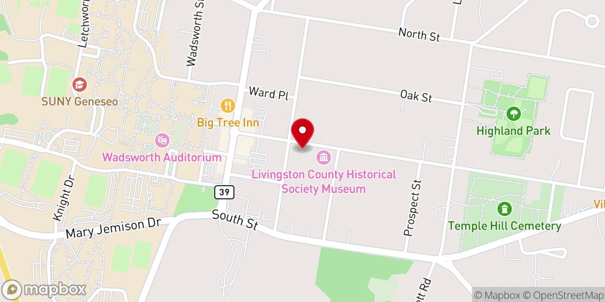 Map showing location of Christ Community Church